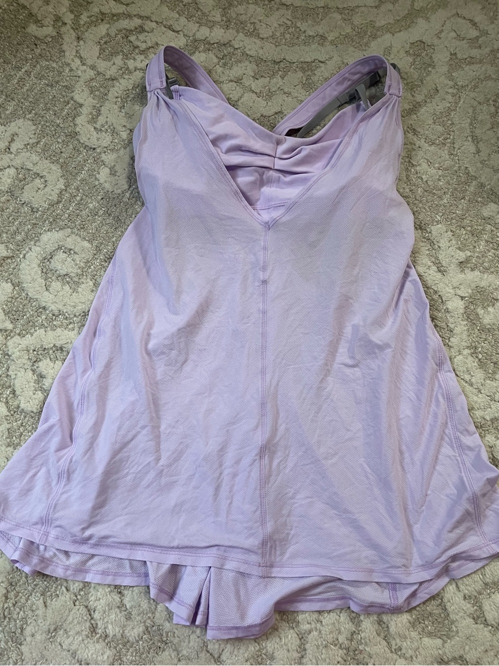lululemon athletica Light Lavender V-Neck Tank